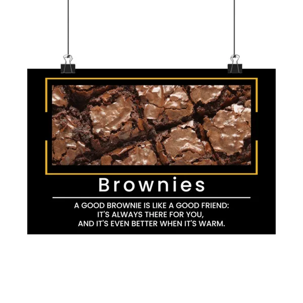 Brownies Poster