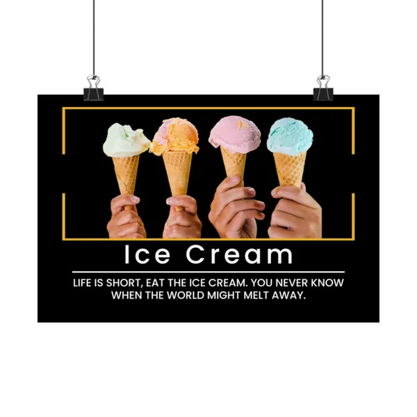 Ice Cream Poster
