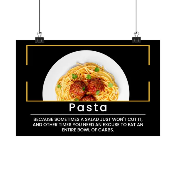 Pasta Poster